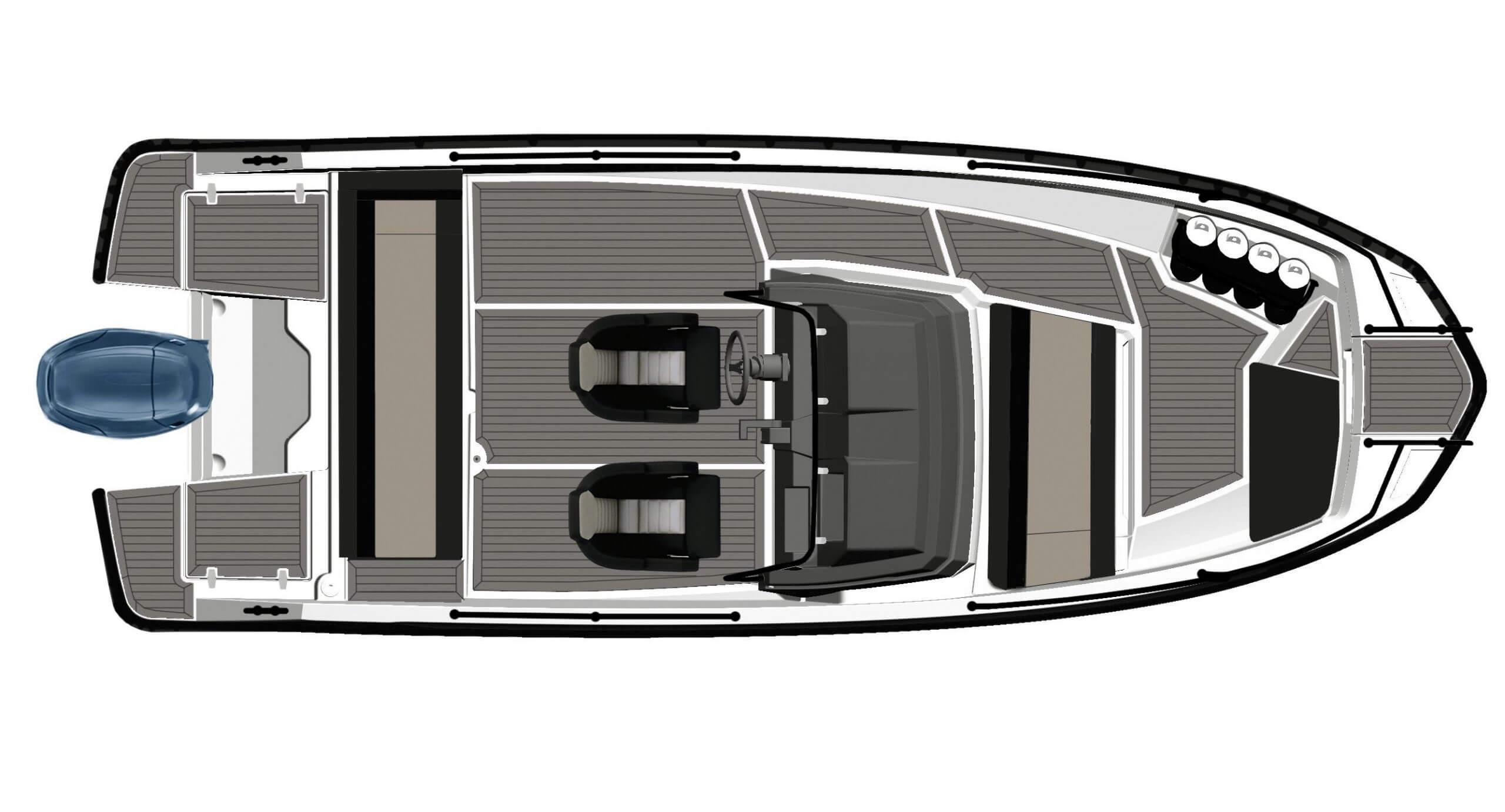 Finnmaster S 6 Console Yerleşim Planı